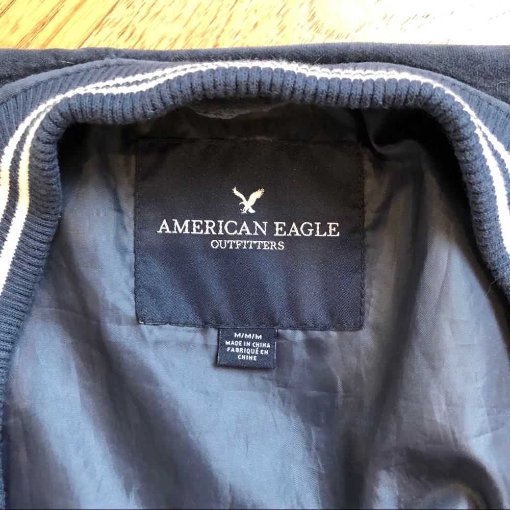 American Eagle Bomber Jacket Varsity Jacket - image 7